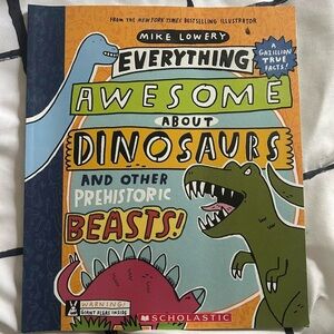 Scholastic Dinosaur Adventure Book - Orange and Blue